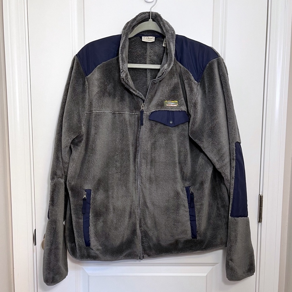 L.L. Bean Men’s Hi-Pile Full-Zip Fleece, L